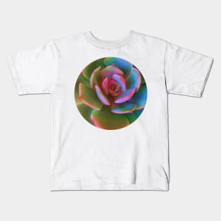 Pink Succulent Kids T-Shirt